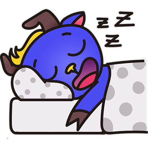 Europe Character pet moomoo Sleep